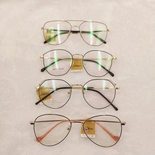 新款高品质复古合金眼镜架 近视眼镜框 工厂直销特价混批不挑款